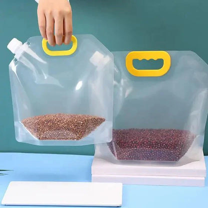 Sacs de rangement transparents et portables pour céréales