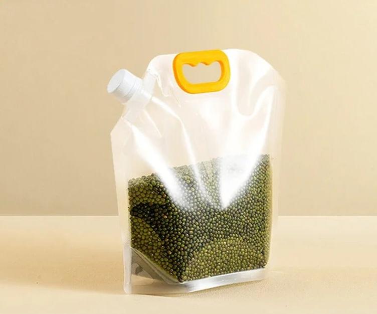 Sacs de rangement transparents et portables pour céréales