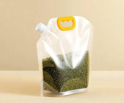Sacs de rangement transparents et portables pour céréales