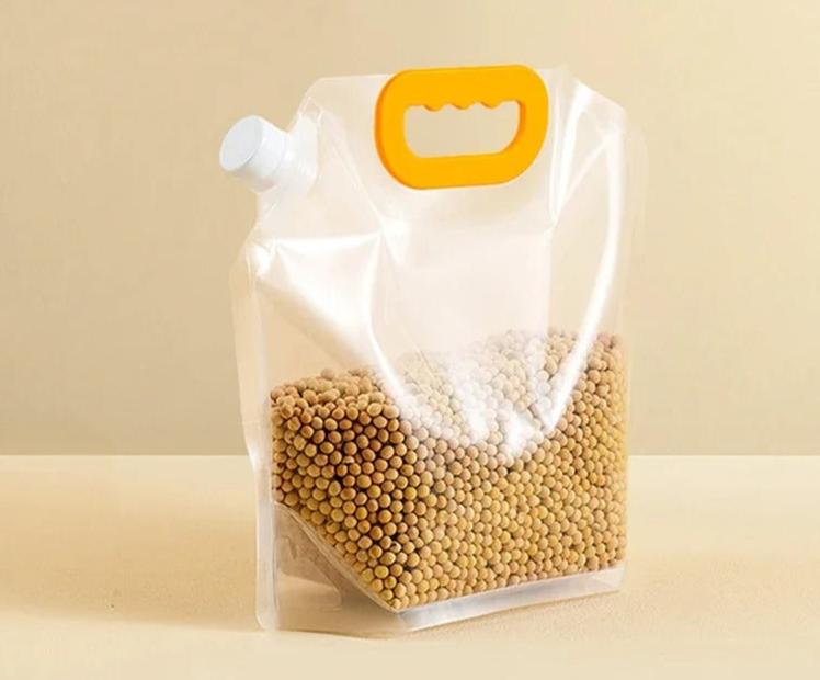 Sacs de rangement transparents et portables pour céréales