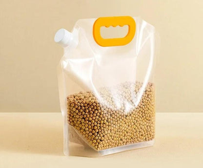 Sacs de rangement transparents et portables pour céréales