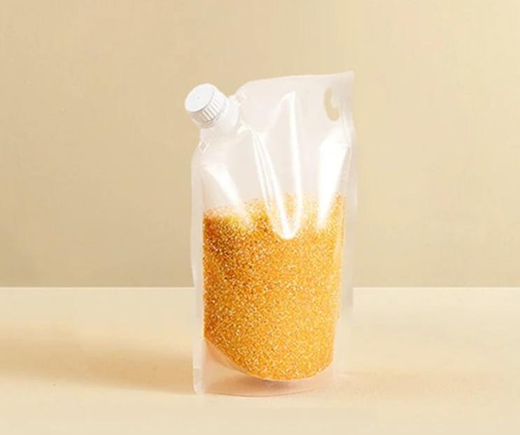 Sacs de rangement transparents et portables pour céréales