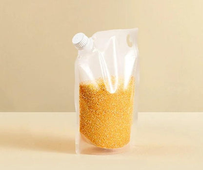 Sacs de rangement transparents et portables pour céréales