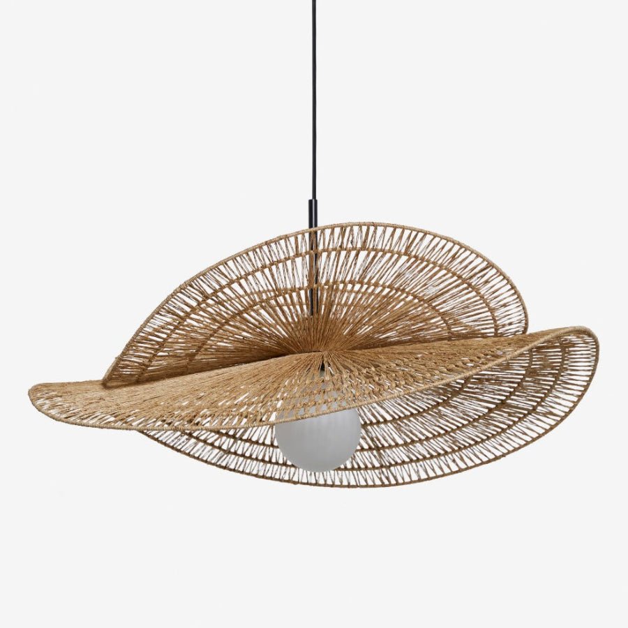 Sanur Double Layer Rattan Pendant Light