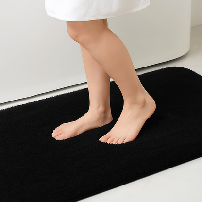 Tapis shaggy – Tapis de bain antidérapant à séchage rapide