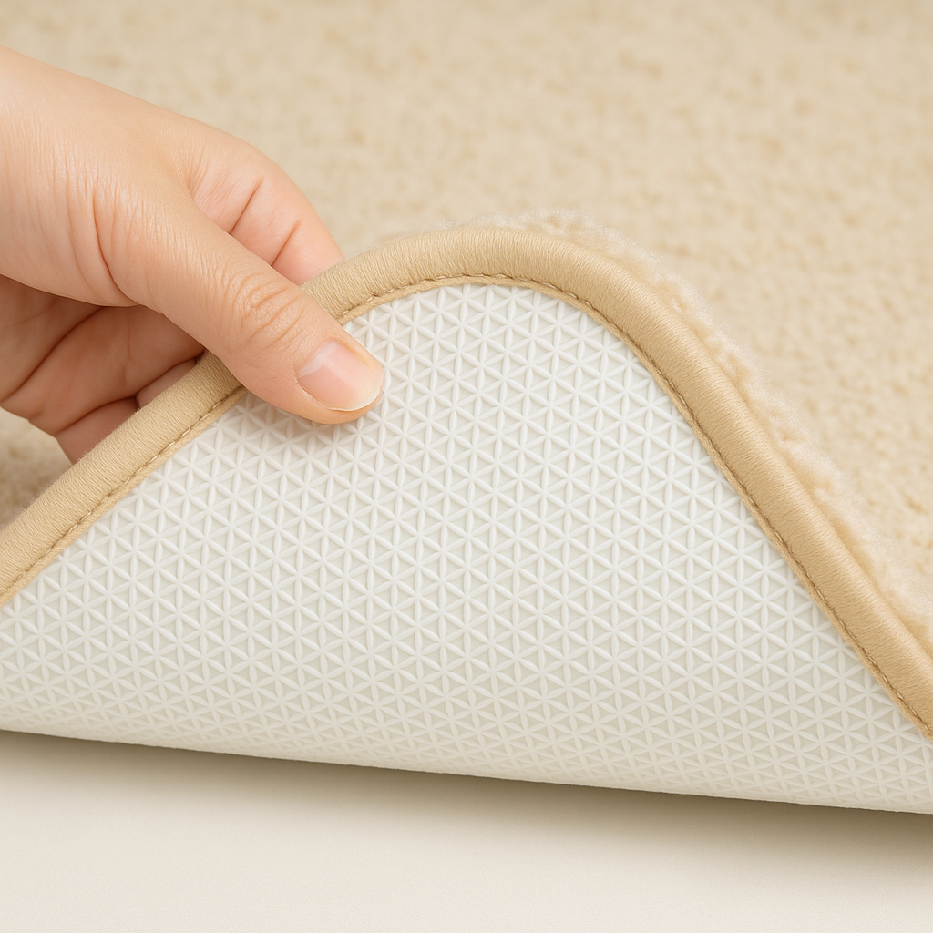 Tapis shaggy – Tapis de bain antidérapant à séchage rapide