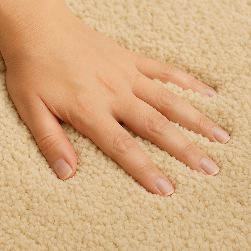 Tapis shaggy – Tapis de bain antidérapant à séchage rapide