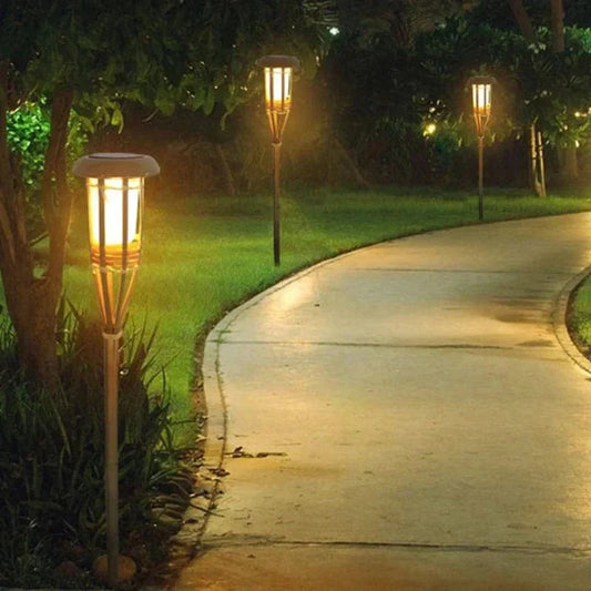 Lampe solaire LED d’extérieur pour allée/jardin