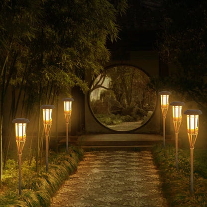 Lampe solaire LED d’extérieur pour allée/jardin
