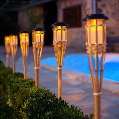 Lampe solaire LED d’extérieur pour allée/jardin