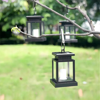 Lanterne de jardin LED SolarFlame – Bougie d’extérieur étanche
