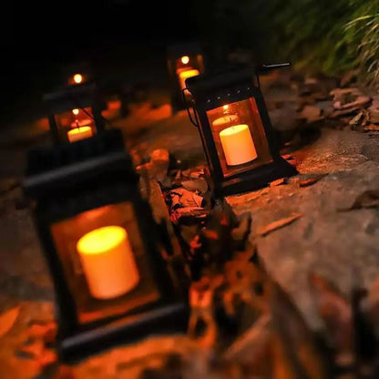 Lanterne de jardin LED SolarFlame – Bougie d’extérieur étanche