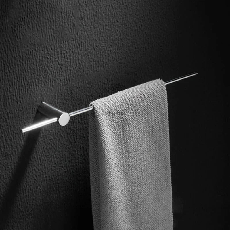 Barre à serviettes murale en acier inoxydable
