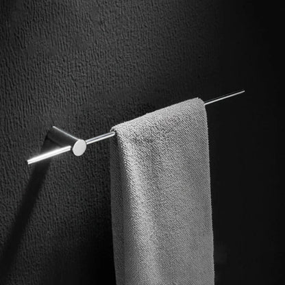 Barre à serviettes murale en acier inoxydable