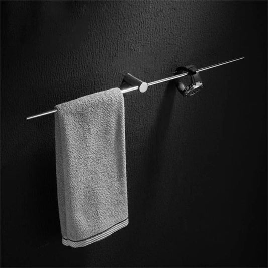 Barre à serviettes murale en acier inoxydable