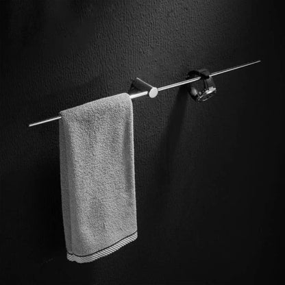 Barre à serviettes murale en acier inoxydable