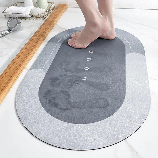 Tapis de sol super absorbant, séchage rapide et antidérapant pour cuisine et salle de bain