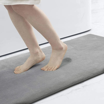 Tapis de bain en velours super absorbant antidérapant