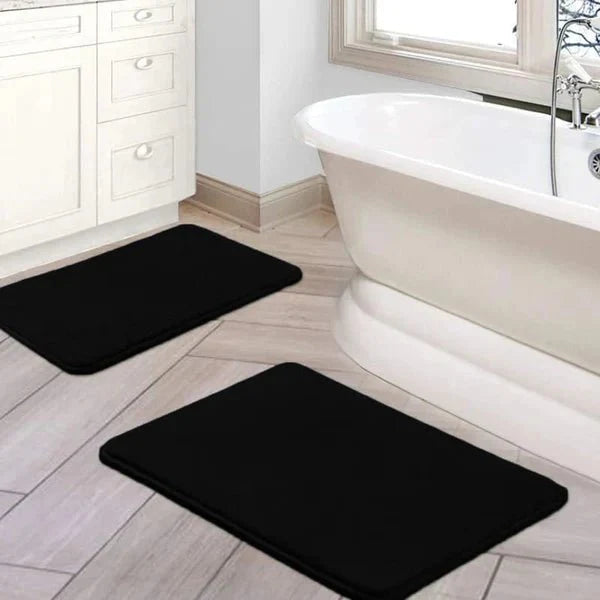Tapis de bain en velours super absorbant antidérapant