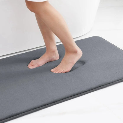 Tapis de bain en velours super absorbant antidérapant