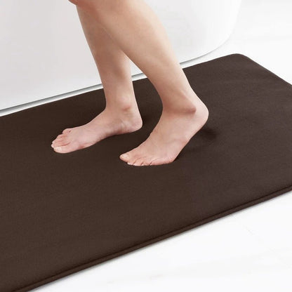 Tapis de bain en velours super absorbant antidérapant