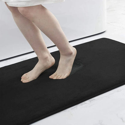 Tapis de bain en velours super absorbant antidérapant