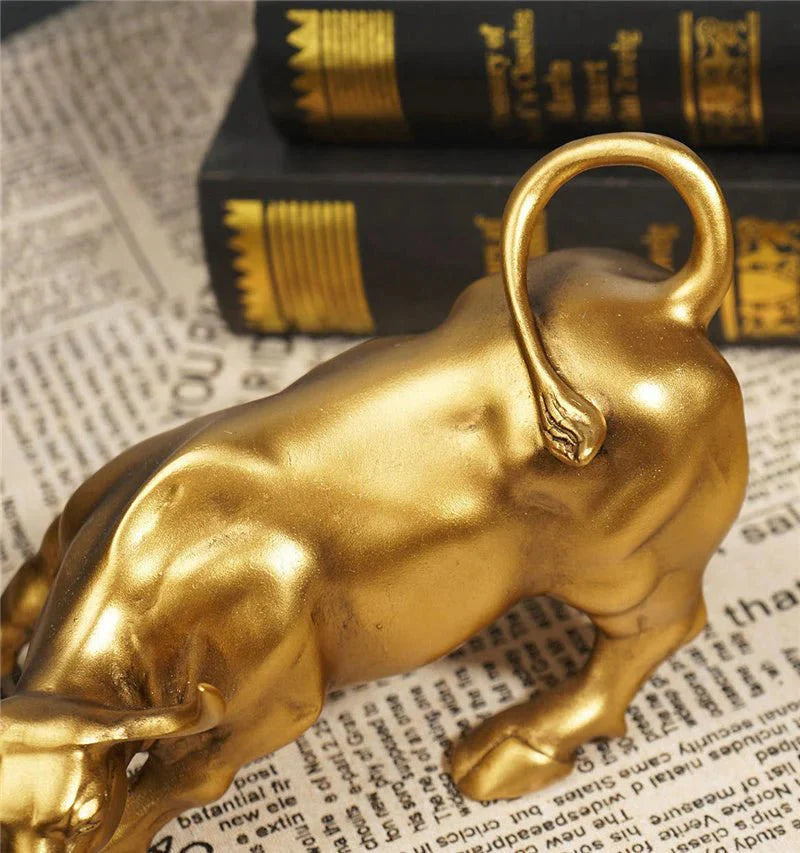 Statue du Taureau de Wall Street | Pièce Décorative Iconique et Puissante