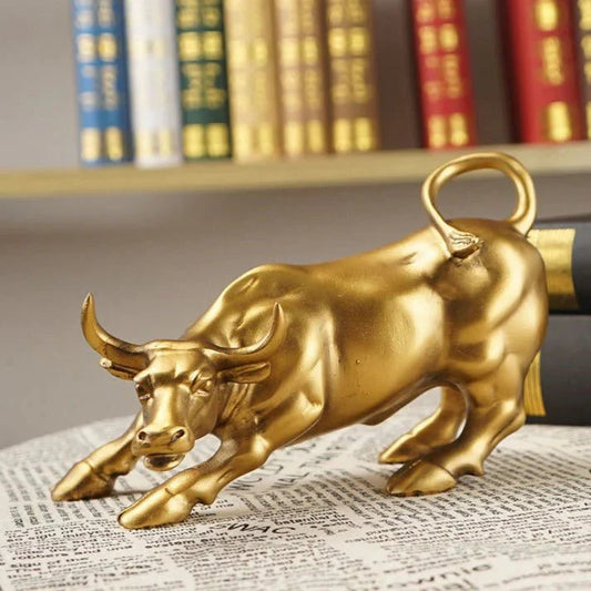 Statue du Taureau de Wall Street | Pièce Décorative Iconique et Puissante