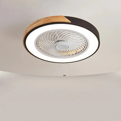 Ventilateurs de Plafond en Bois avec Lumières LED