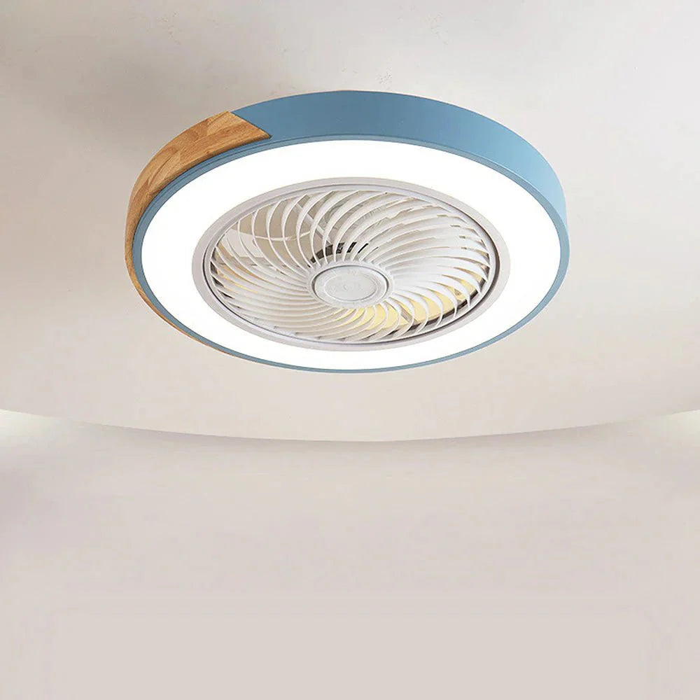 Ventilateurs de Plafond en Bois avec Lumières LED