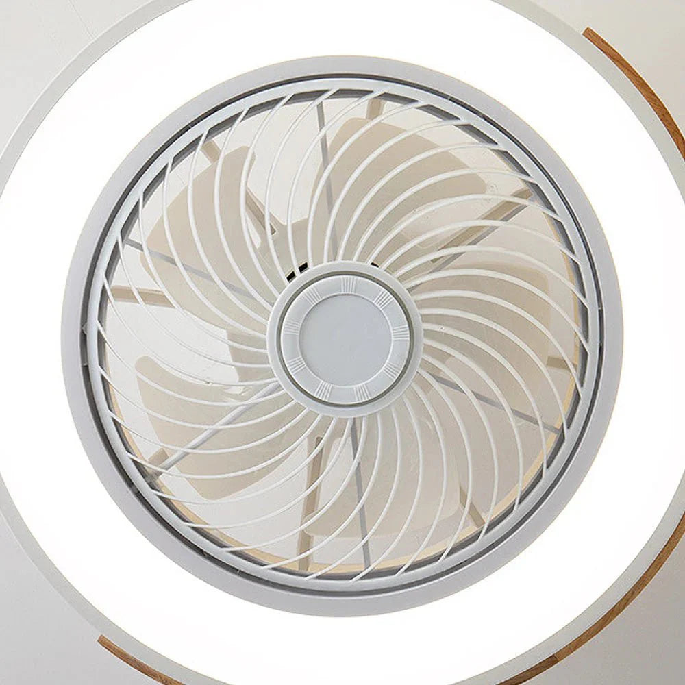 Ventilateurs de Plafond en Bois avec Lumières LED