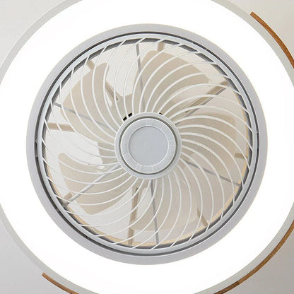 Ventilateurs de Plafond en Bois avec Lumières LED