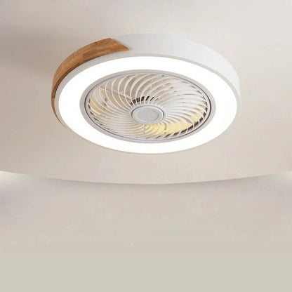 Ventilateurs de Plafond en Bois avec Lumières LED