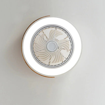 Ventilateurs de Plafond en Bois avec Lumières LED