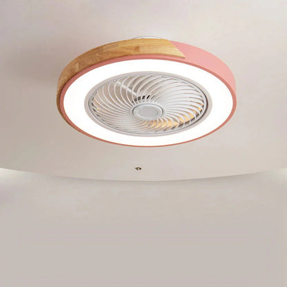 Ventilateurs de Plafond en Bois avec Lumières LED