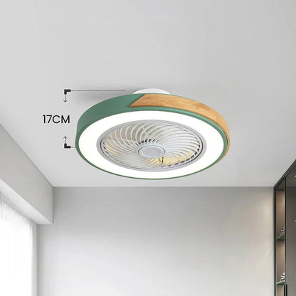 Ventilateurs de Plafond en Bois avec Lumières LED