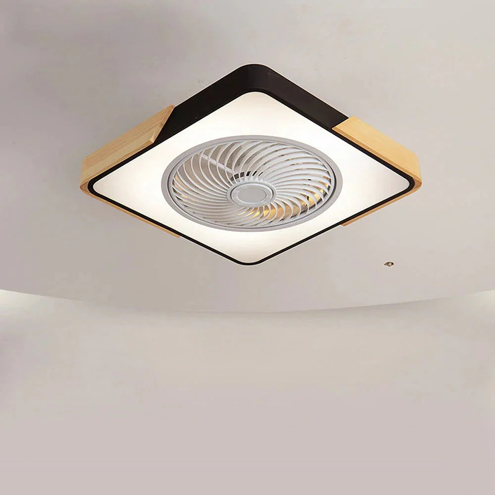 Ventilateurs de Plafond en Bois avec Lumières LED