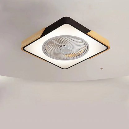 Ventilateurs de Plafond en Bois avec Lumières LED