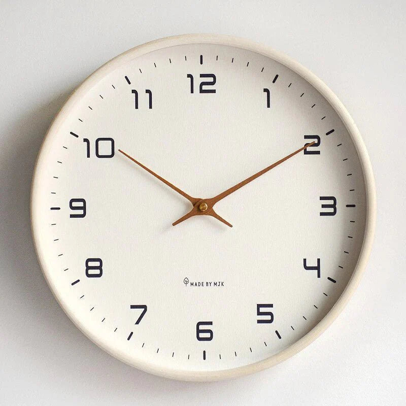 Horloge murale en bois – Design scandinave minimaliste